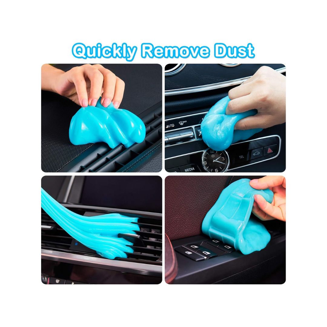 Cleaning gel for car, car cleaning kit universal detailing automotive dust car crevice cleaner